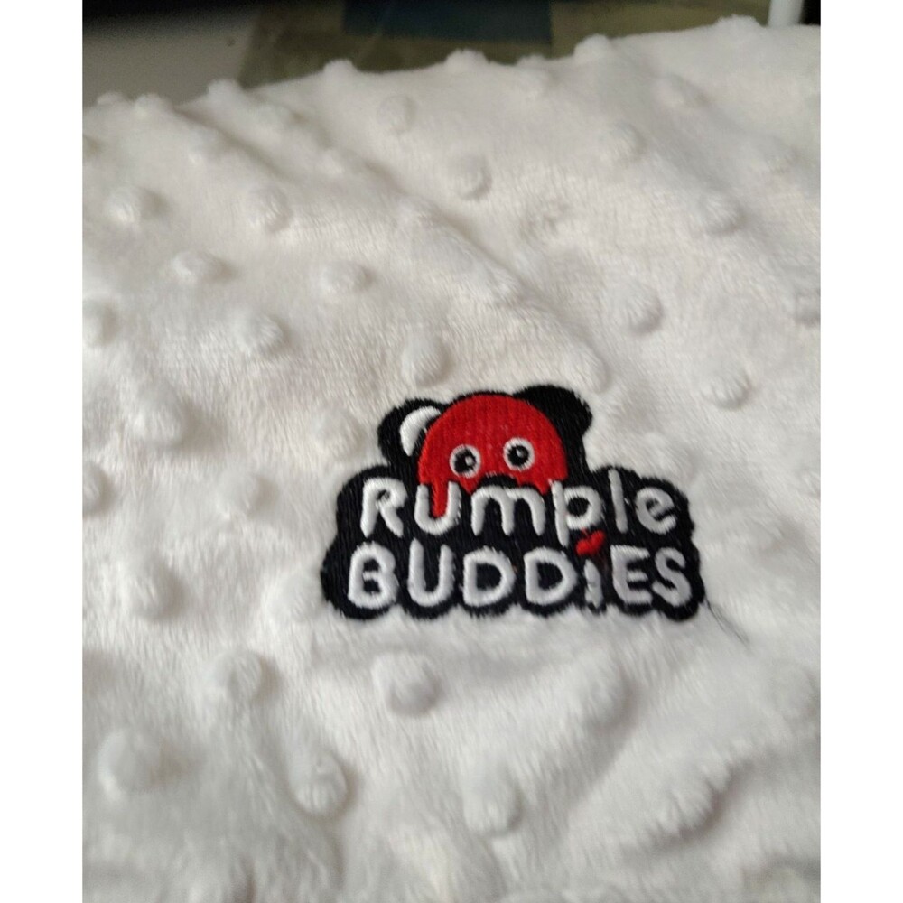 rumple buddies baby blanket minky raised dots White Black Red Grey 30 x36